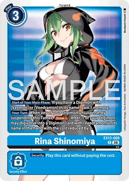Image for Rina Shinomiya - Digimon Card Game