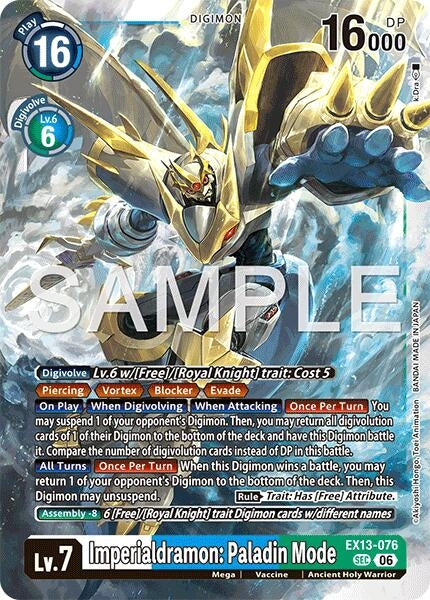 Image for Imperialdramon: Paladin Mode - Digimon Card Game