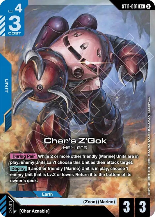 Image for Char's Z'Gok - Gundam Card Game