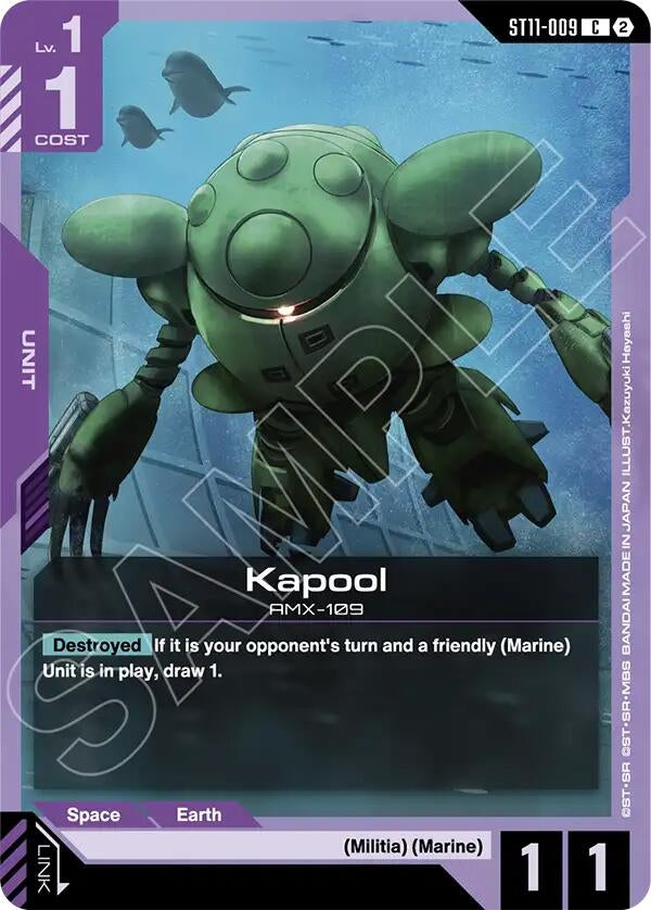 Image for Kapool - Gundam Card Game