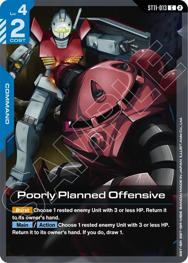 Image for Poorly Planned Offensive - Gundam Card Game