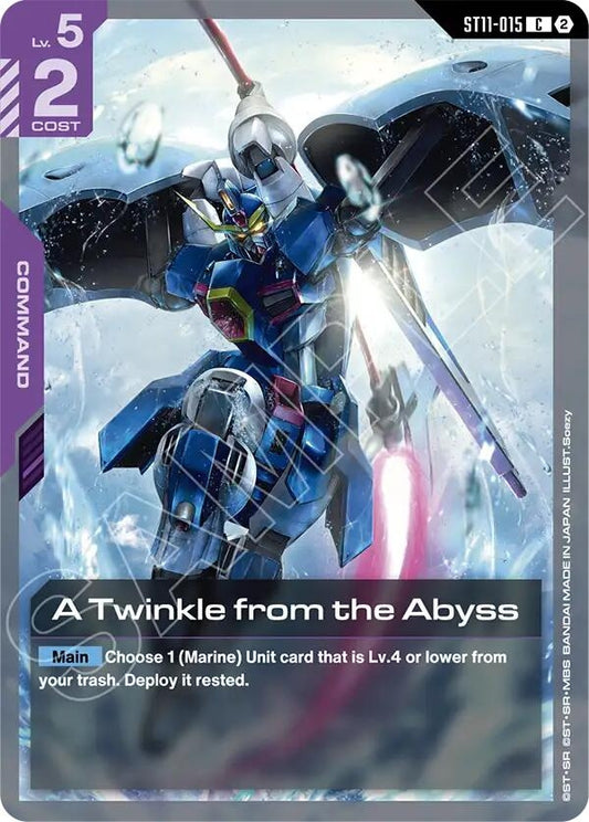 Image for A Twinkle from the Abyss - Gundam Card Game