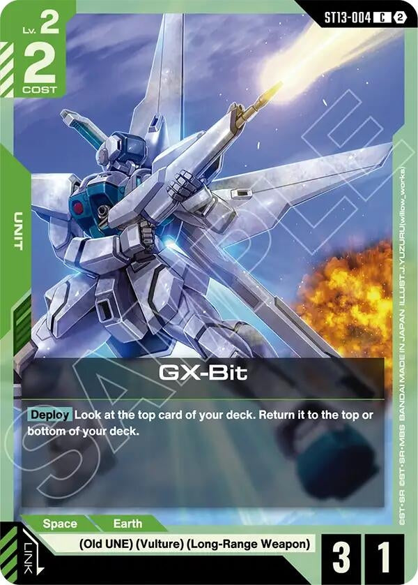 Image for GX-Bit - Gundam Card Game