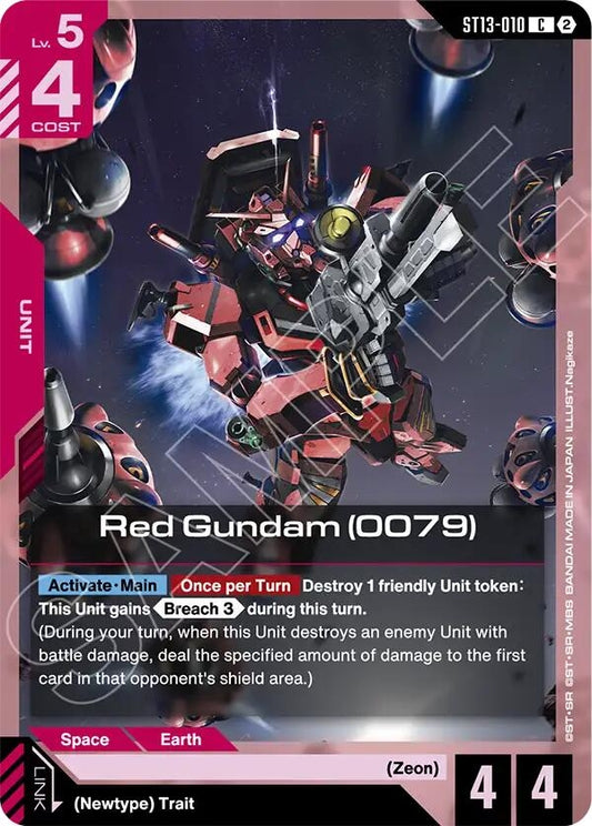 Image for Red Gundam (0079) - Gundam Card Game