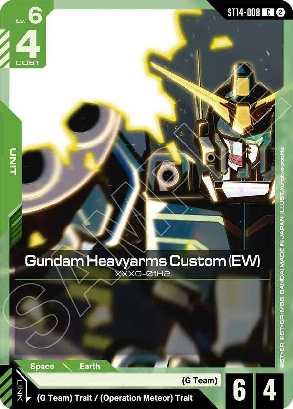 Image for Gundam Heavyarms Custom (EW) - Gundam Card Game