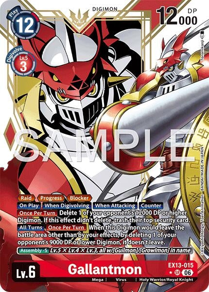 Image for Gallantmon (Alternate Art) - Digimon Card Game