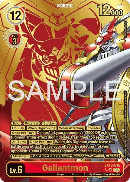 Image for Gallantmon (Rare Pull) - Digimon Card Game