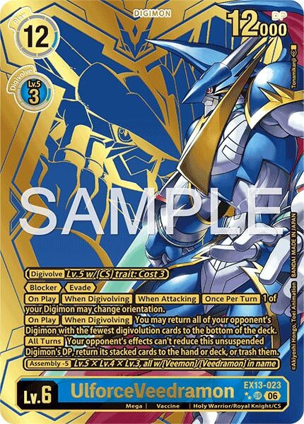 Image for UlforceVeedramon (Rare Pull) - Digimon Card Game