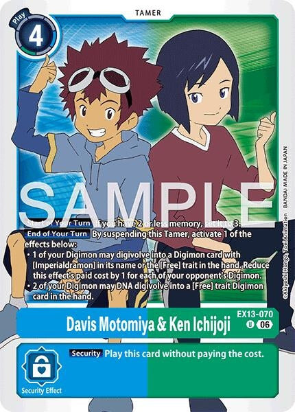 Image for Davis Motomiya & Ken Ichijoji - Digimon Card Game
