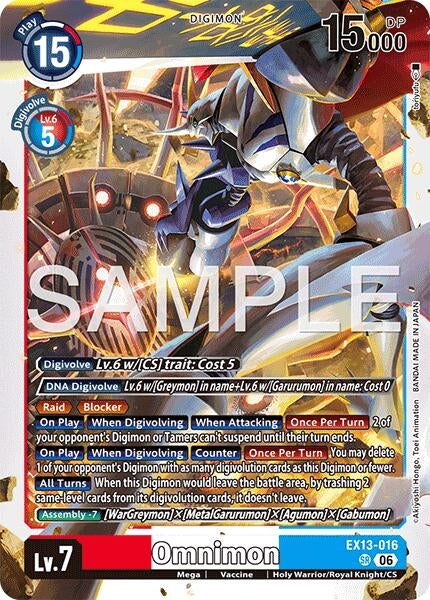 Image for Omnimon - Digimon Card Game