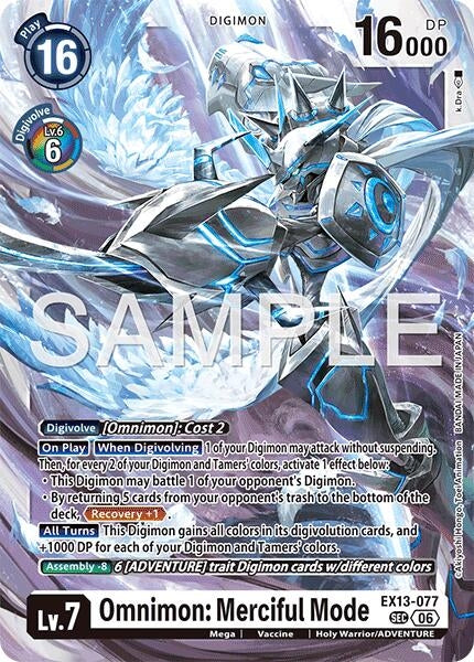 Image for Omnimon: Merciful Mode - Digimon Card Game