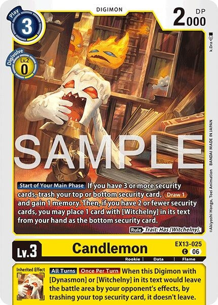 Image for Candlemon - Digimon Card Game