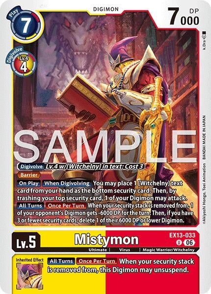 Image for Mistymon - Digimon Card Game