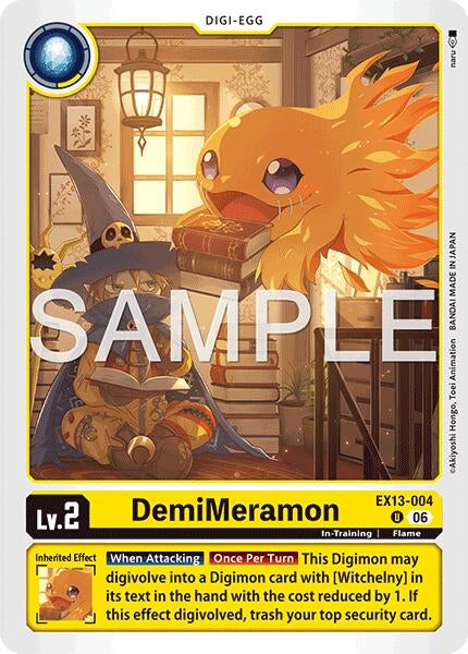 Image for DemiMeramon - Digimon Card Game