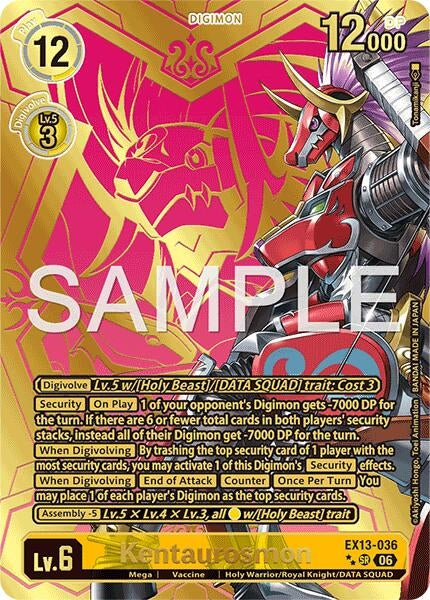 Image for Kentaurosmon (Rare Pull) - Digimon Card Game