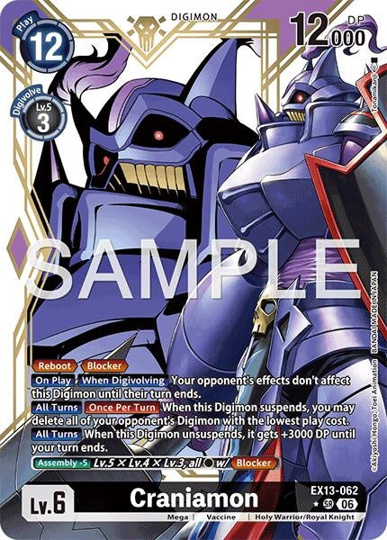 Image for Craniamon (Alternate Art) - Digimon Card Game