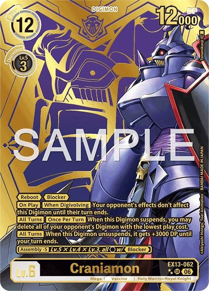 Image for Craniamon (Rare Pull) - Digimon Card Game
