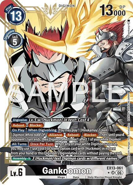 Image for Gankoomon (Alternate Art) - Digimon Card Game