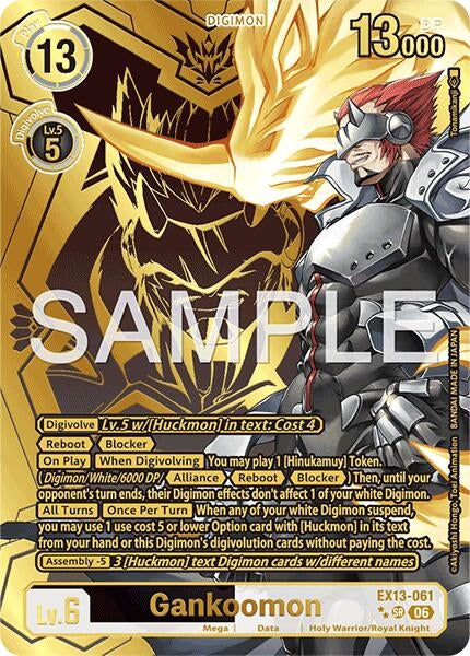 Image for Gankoomon (Rare Pull) - Digimon Card Game