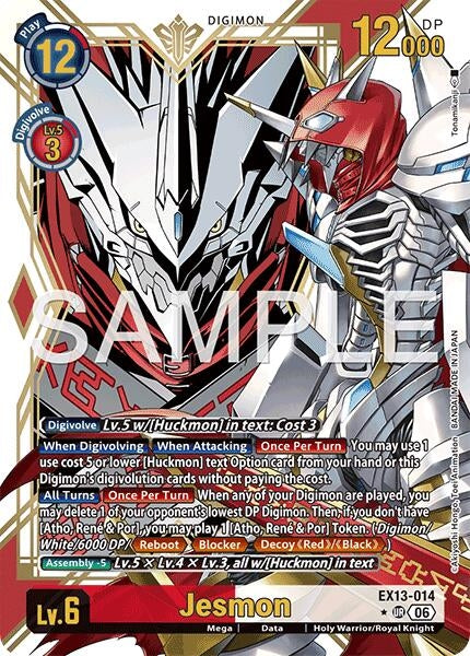 Image for Jesmon (Alternate Art) - Digimon Card Game