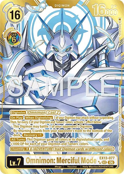 Image for Omnimon: Merciful Mode (Rare Pull) - Digimon Card Game