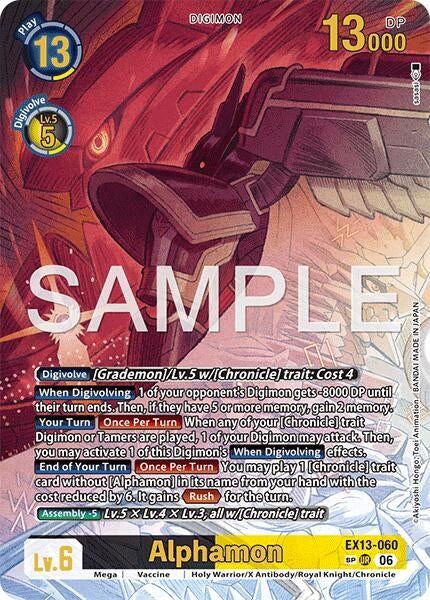 Image for Alphamon (SP) - Digimon Card Game