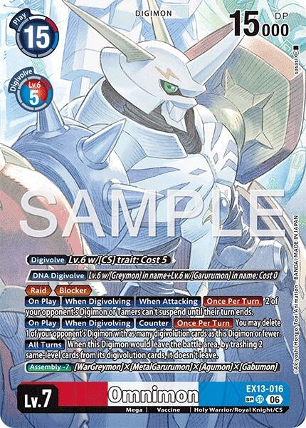 Image for Omnimon (SP) - Digimon Card Game