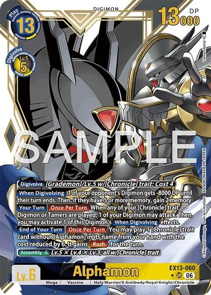 Image for Alphamon (Alternate Art) - Digimon Card Game
