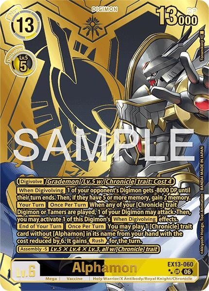 Image for Alphamon (Rare Pull) - Digimon Card Game