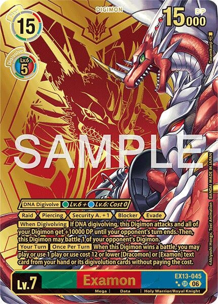 Image for Examon (Rare Pull) - Digimon Card Game