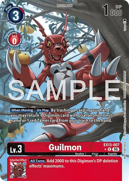 Image for Guilmon (Extended Art) - Digimon Card Game