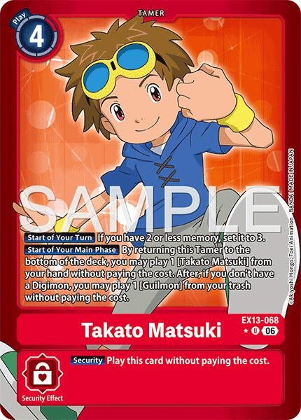 Image for Takato Matsuki (Limited Foil) - Digimon Card Game