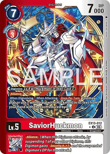 Image for SaviorHuckmon (Limited Foil) - Digimon Card Game