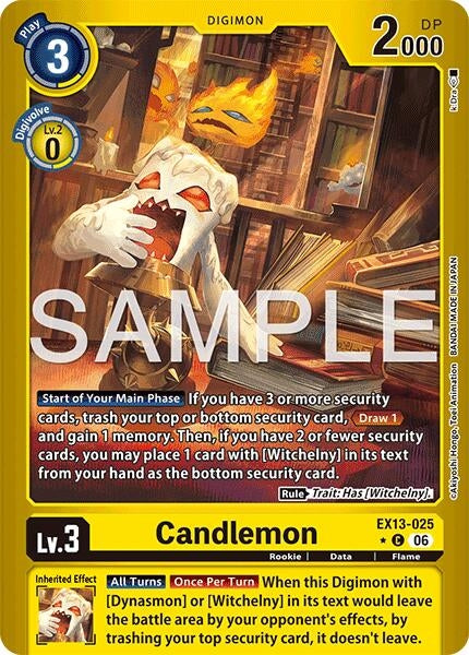 Image for Candlemon (Limited Foil) - Digimon Card Game