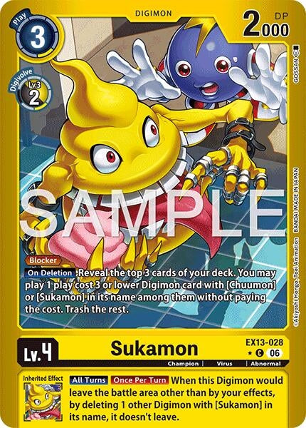Image for Sukamon (Limited Foil) - Digimon Card Game