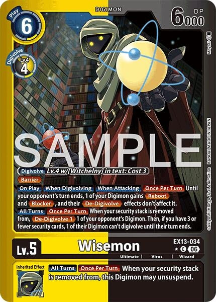 Image for Wisemon (Limited Foil) - Digimon Card Game