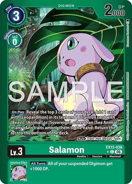 Image for Salamon (Limited Foil) - Digimon Card Game