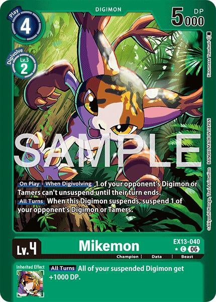 Image for Mikemon (Limited Foil) - Digimon Card Game
