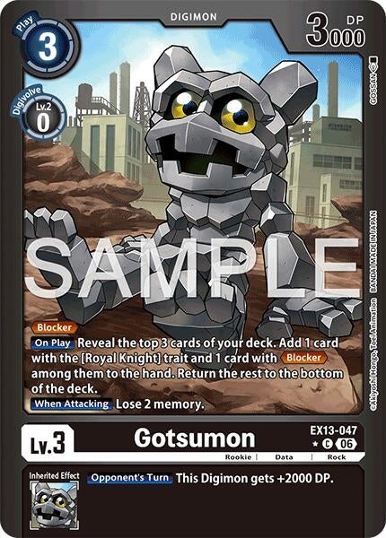 Image for Gotsumon (Limited Foil) - Digimon Card Game