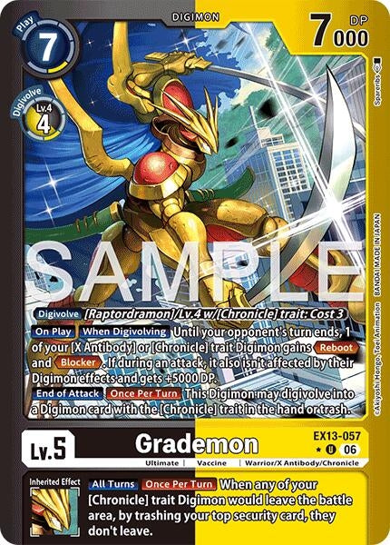 Image for Grademon (Limited Foil) - Digimon Card Game
