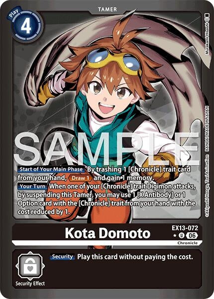 Image for Kota Domoto (Limited Foil) - Digimon Card Game