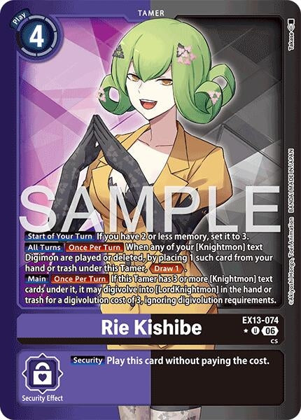 Image for Rie Kishibe (Alternate Art) - Digimon Card Game