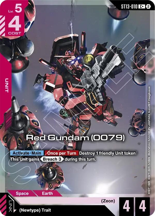 Image for Red Gundam (0079) (C+) - Gundam Card Game