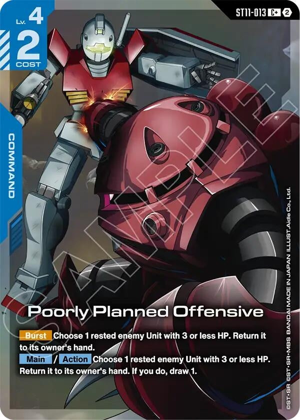 Image for Poorly Planned Offensive (C+) - Gundam Card Game