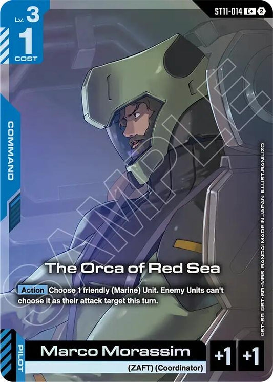 Image for The Orca of Red Sea (C+) - Gundam Card Game
