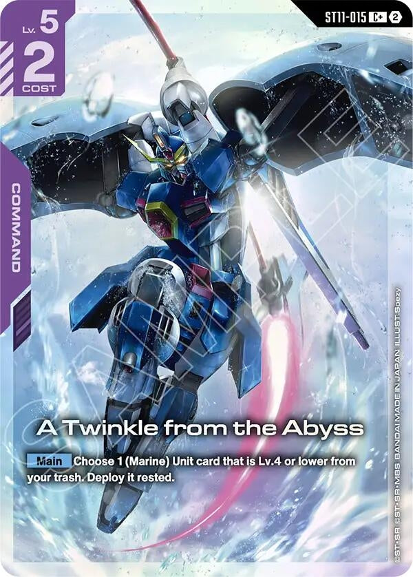Image for A Twinkle from the Abyss (C+) - Gundam Card Game