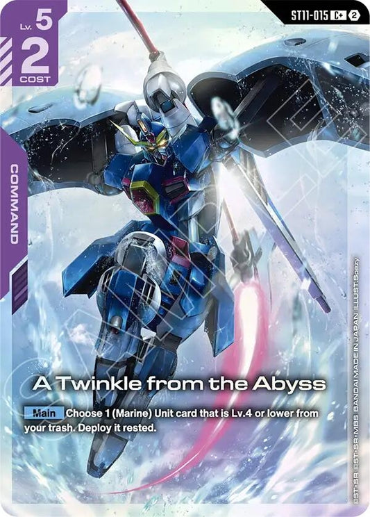 Image for A Twinkle from the Abyss (C+) - Gundam Card Game