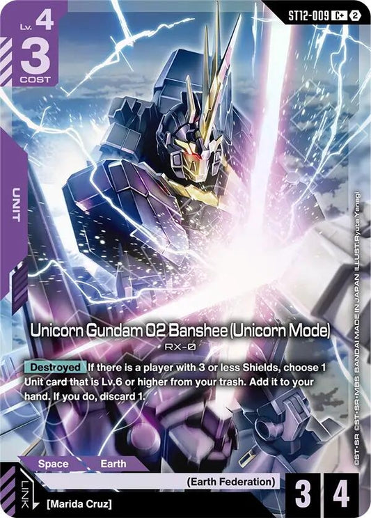 Image for Unicorn Gundam 02 Banshee (Unicorn Mode) (C+) - Gundam Card Game