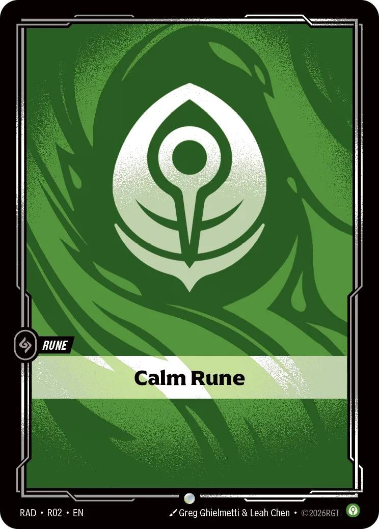 Image for Calm Rune - Riftbound: League of Legends Trading Card Game