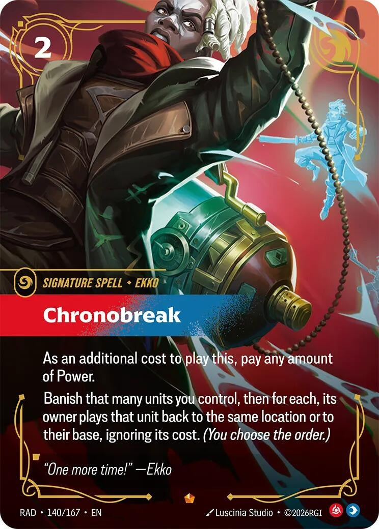 Image for Chronobreak - Riftbound: League of Legends Trading Card Game